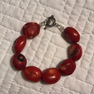 Red stone bracelet